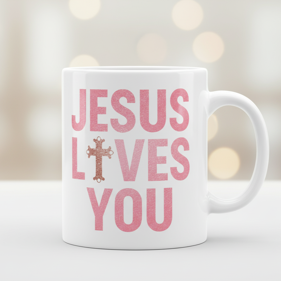 Jesus Loves You - Ceramic Mug