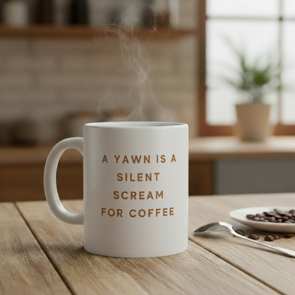 Text Style - Ceramic Mug- Option A